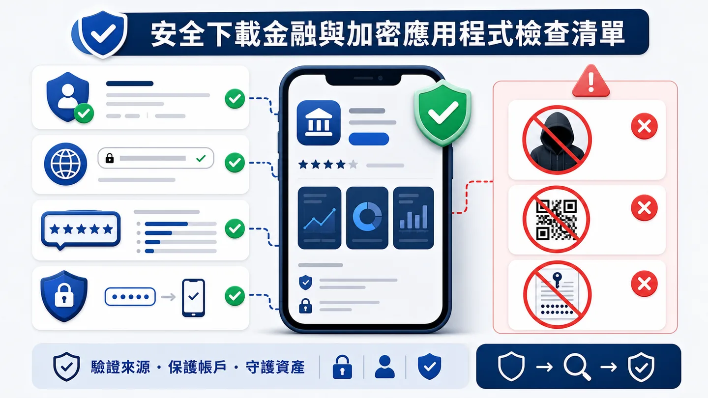 在苹果手机安全下载金融与加密货币应用的检查清单